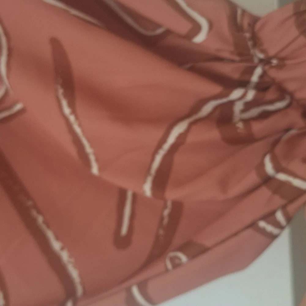 Casual, Cruise Short Jumper By RW&CO. Rust Brown Short Romper  Accents Sz M - Picture 5 of 12